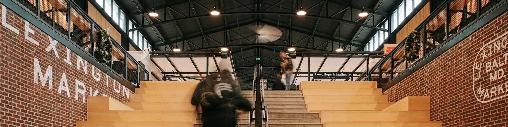 Lexington Market showing interior views