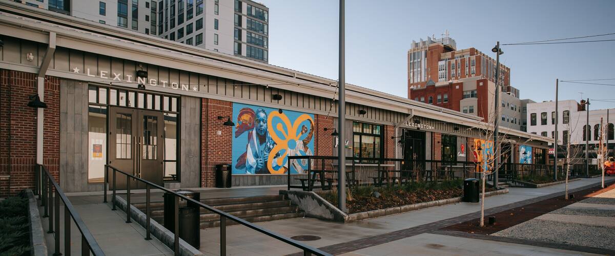 Lexington Market featuring outdoor art