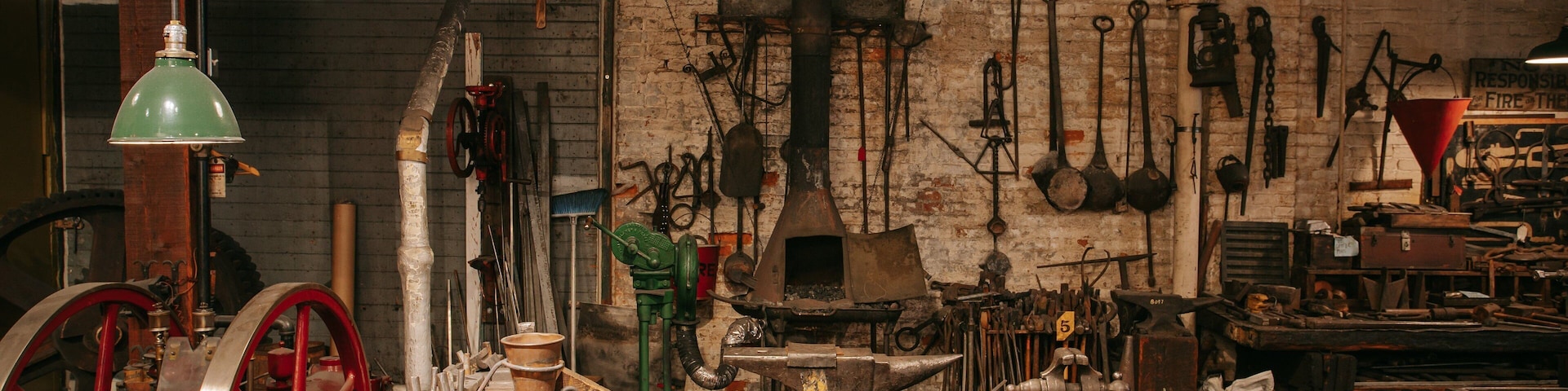 Baltimore Museum of Industry showing interior views