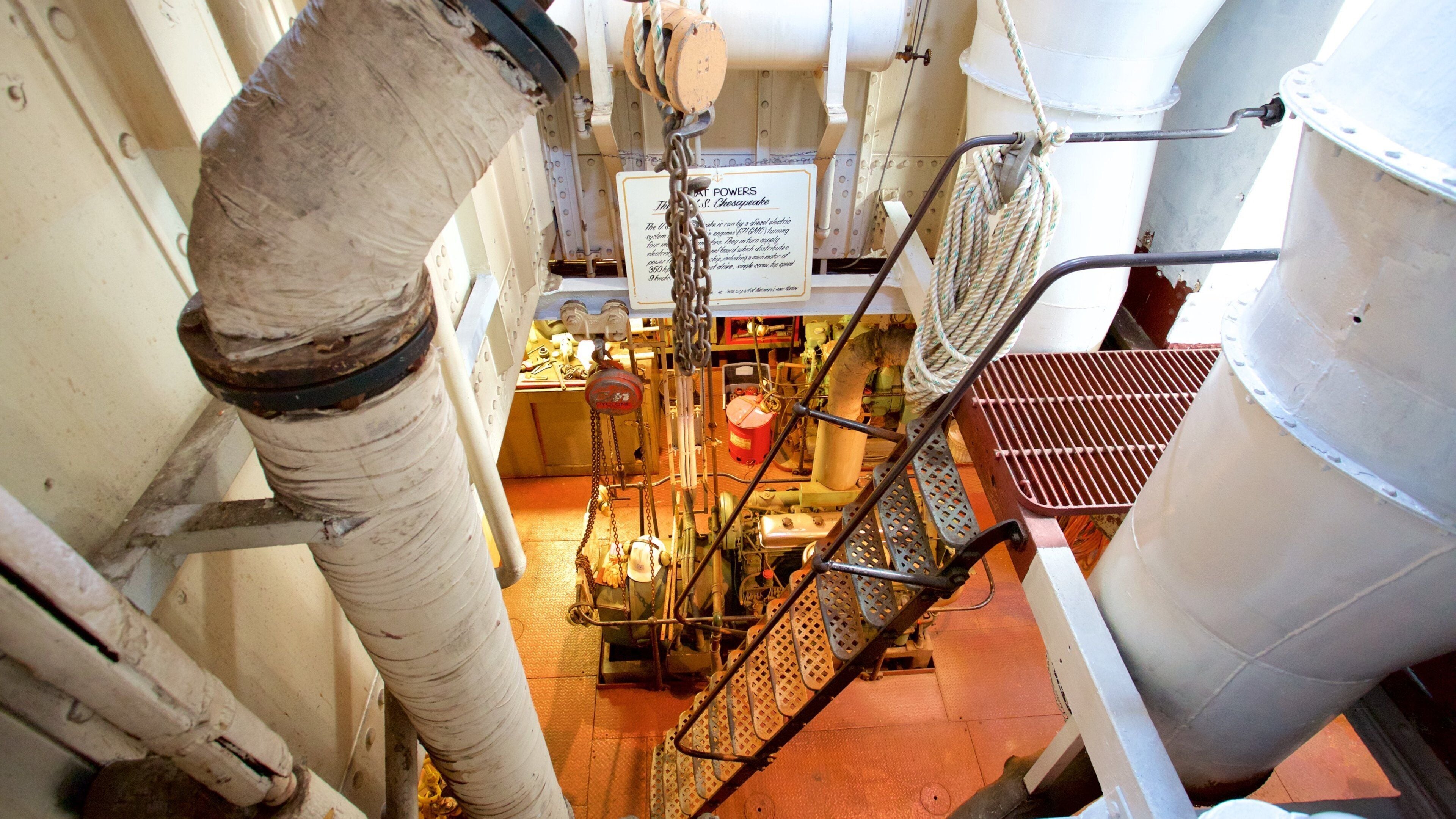 Lightship Chesapeake showing interior views