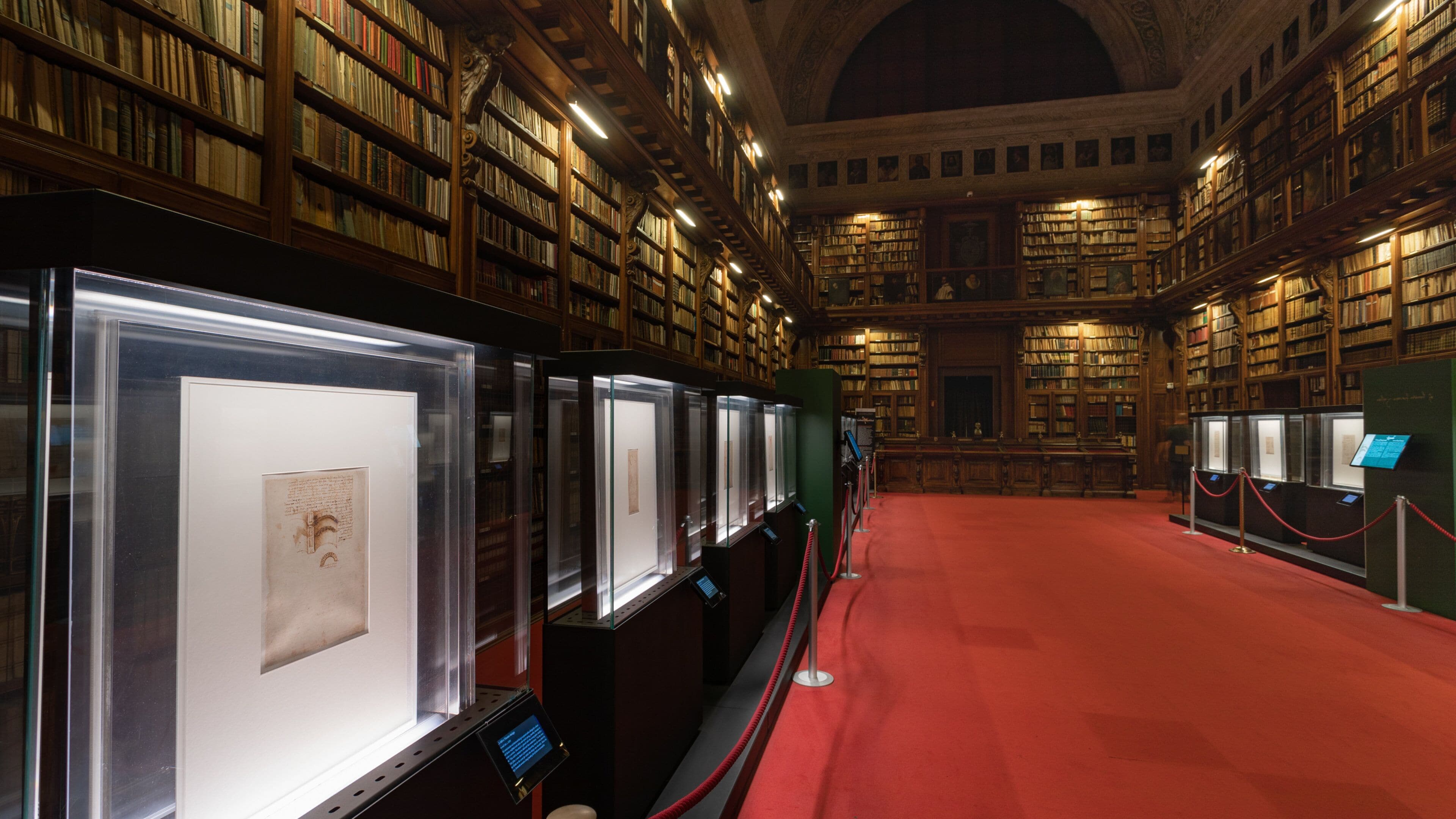Ambrosian Library which includes interior views