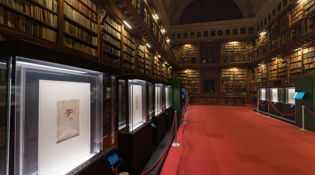 Ambrosian Library which includes interior views