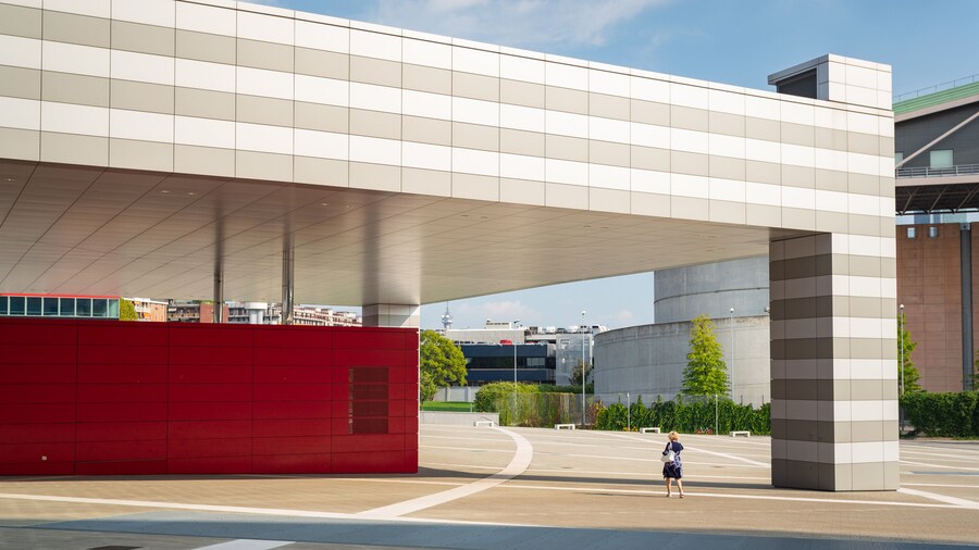 Fiera Milano City featuring street scenes as well as an individual femail