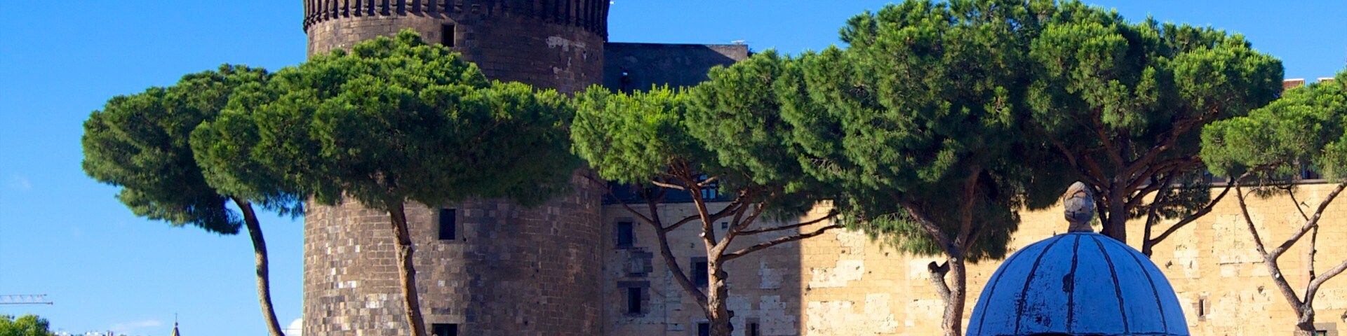 Piazza del Municipio showing chateau or palace and heritage architecture
