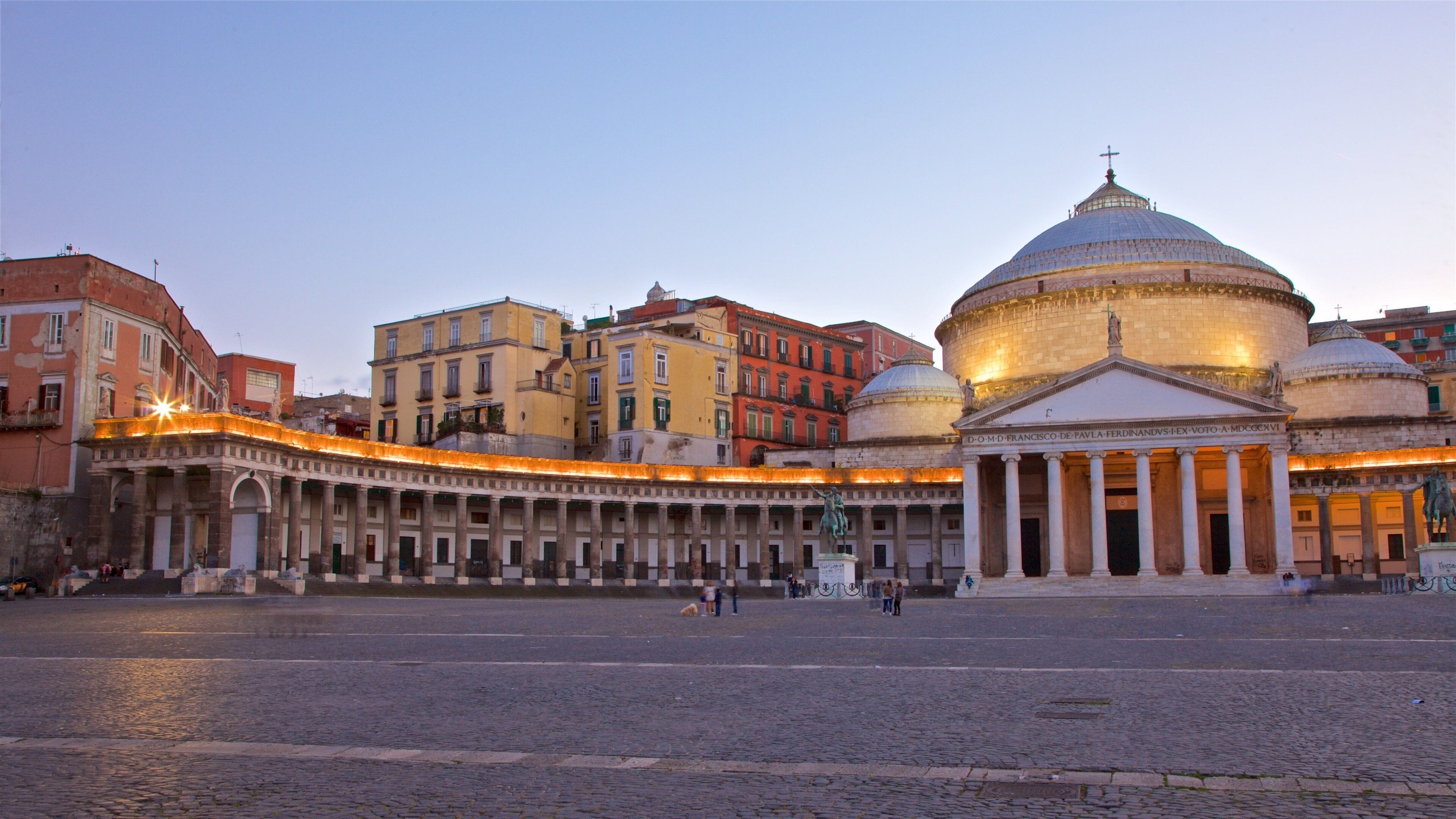 San Francesco di Paola featuring heritage architecture, a sunset and a church or cathedral