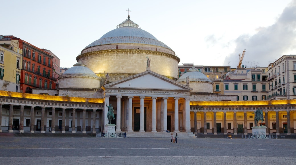 San Francesco di Paola featuring a church or cathedral and street scenes