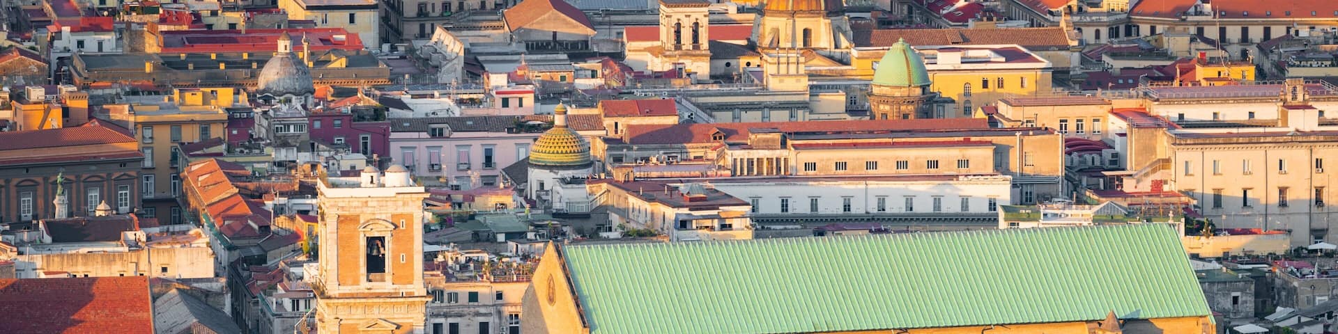 Santa Chiara showing a city and landscape views