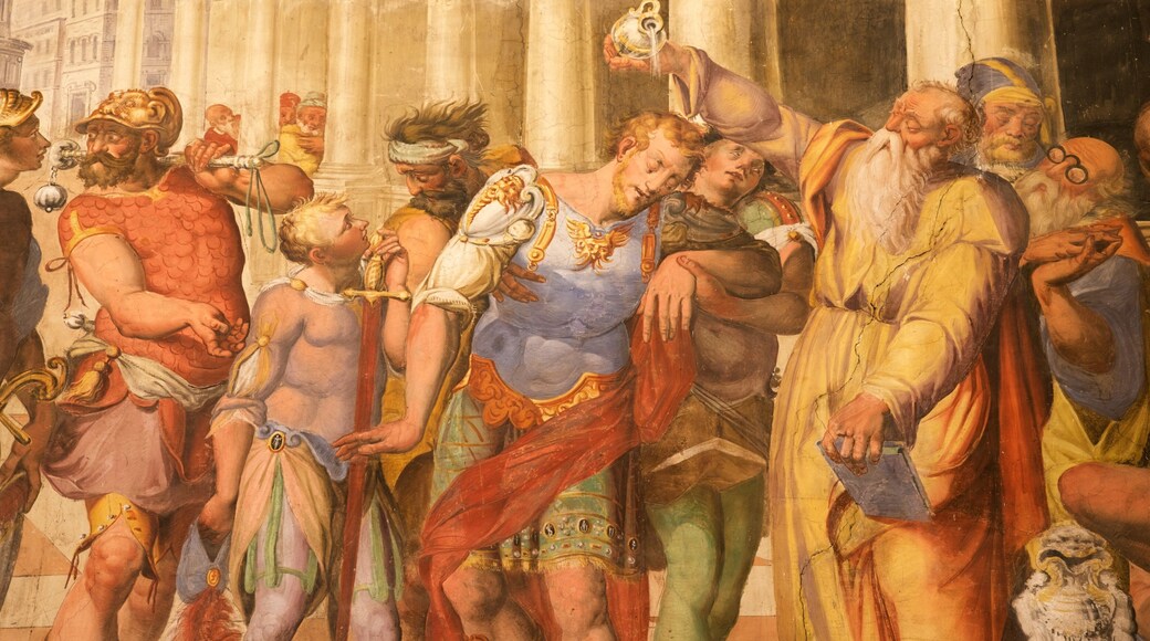 Basilica San Pietro showing art and religious aspects