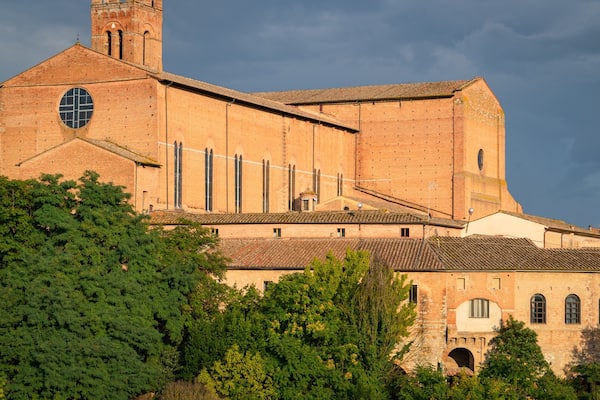 Basilica di San Domenico which includes landscape views and heritage architecture