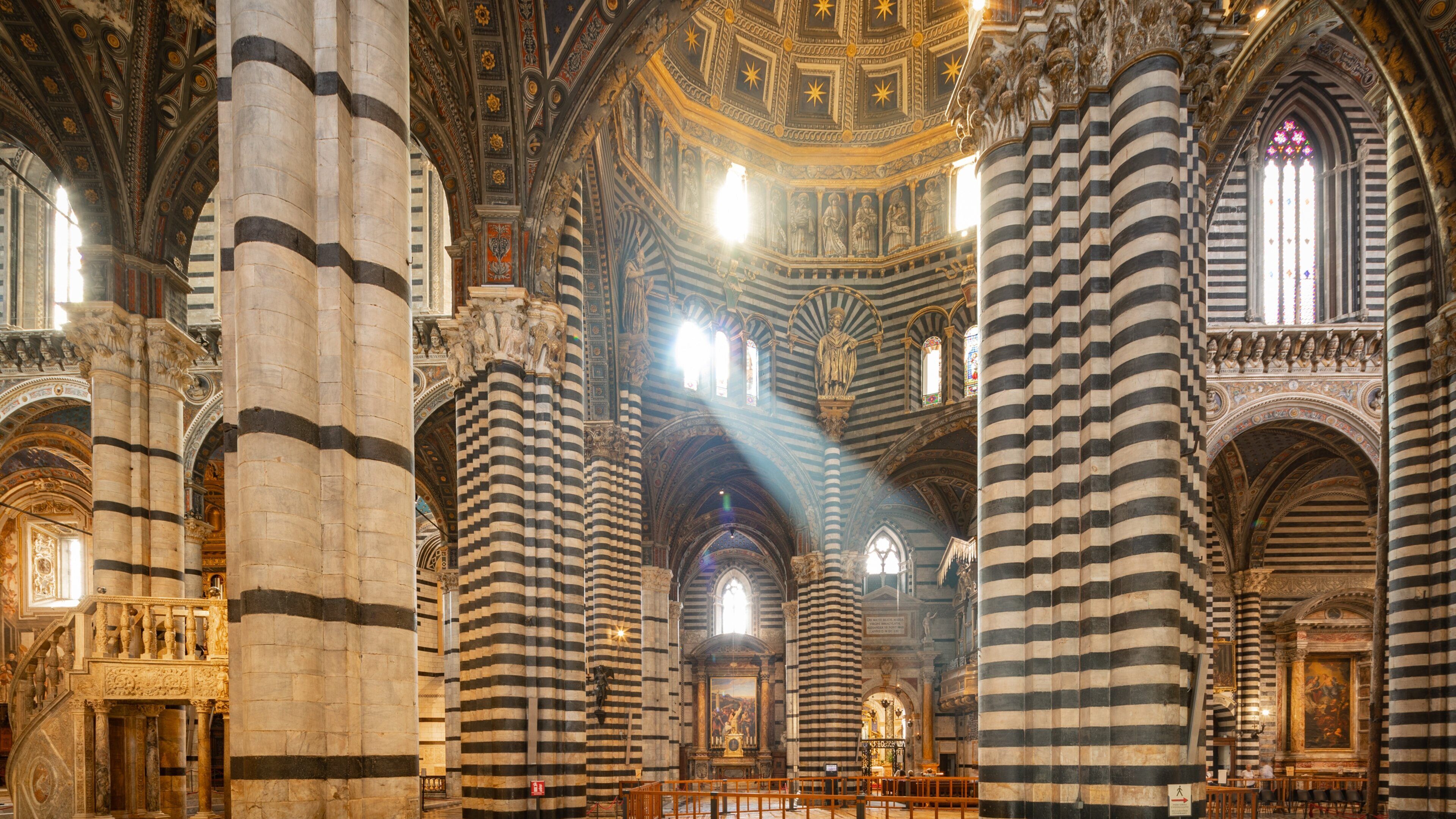 Siena Cathedral showing heritage elements, interior views and a church or cathedral