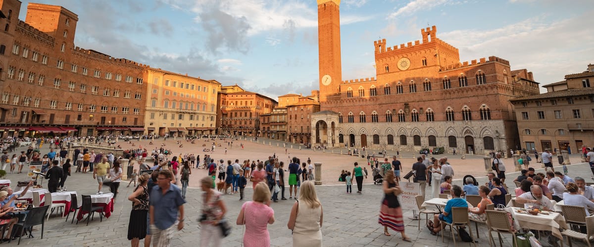 Palazzo Pubblico which includes street scenes, a city and a square or plaza