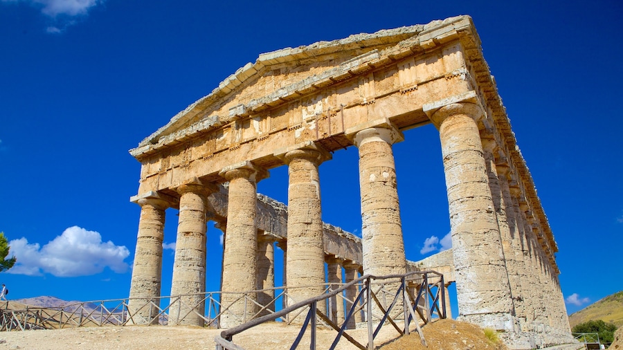 Greek Temple of Segesta featuring building ruins, heritage architecture and heritage elements