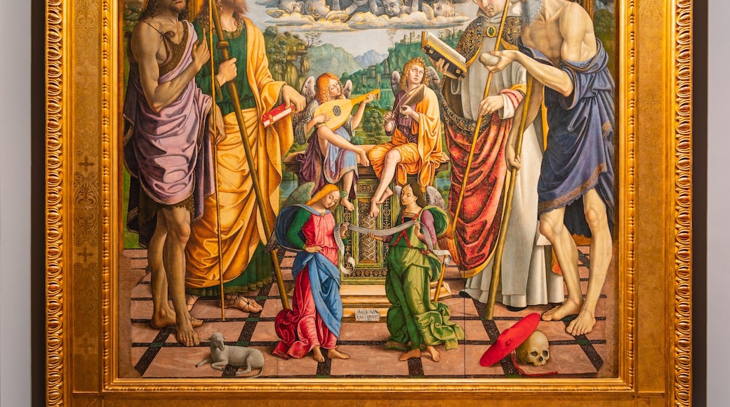 Galleria Sabauda showing religious elements and art