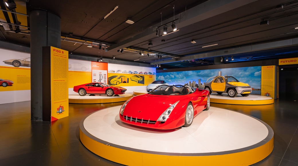 Museum of the Automobile showing interior views