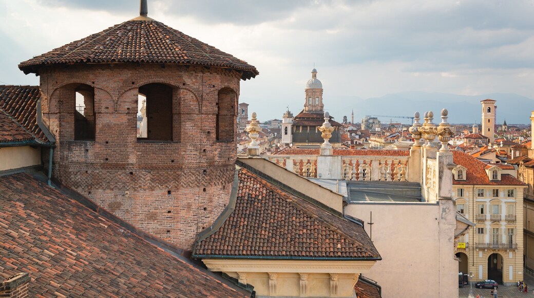 Turin Palazzo Madama featuring heritage elements, landscape views and a city