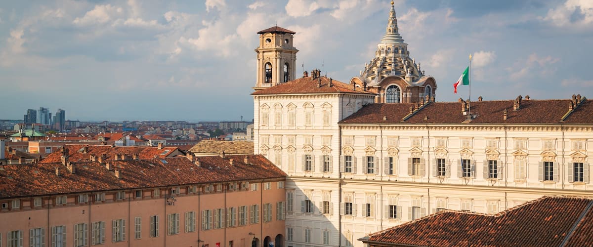 Turin Palazzo Madama featuring heritage architecture and landscape views