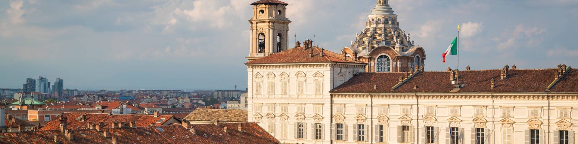 Turin Palazzo Madama featuring heritage architecture and landscape views
