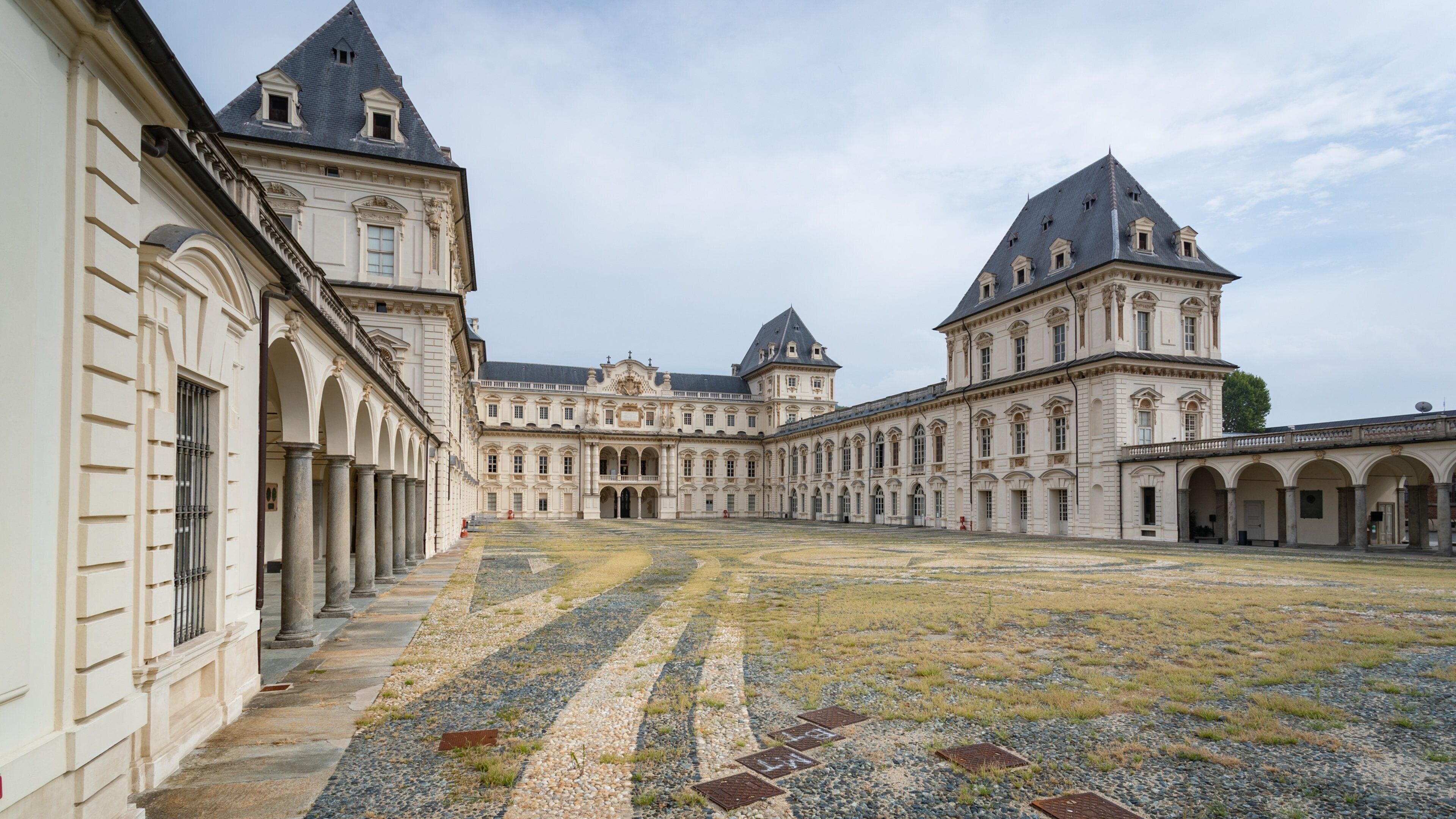 Valentino Castle featuring a square or plaza and heritage architecture