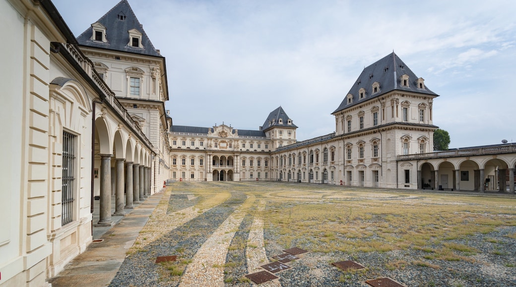 Valentino Castle featuring a square or plaza and heritage architecture