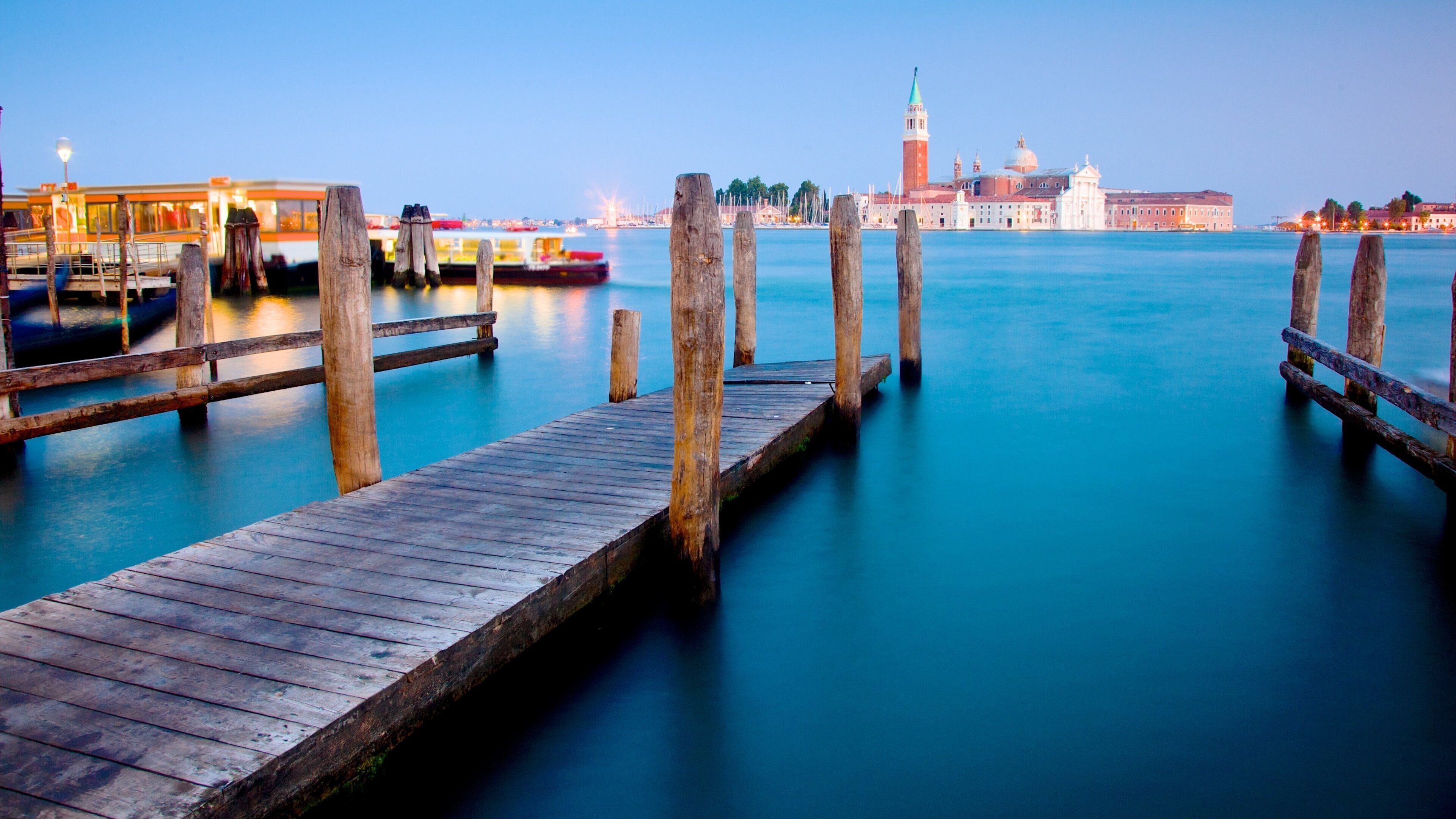 Church of San Giorgio Maggiore which includes a church or cathedral, a bay or harbor and religious aspects