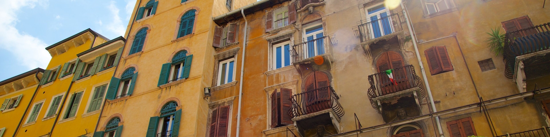 Place historique Piazza delle Erbe qui includes patrimoine architectural, scĂšnes de rue et ville