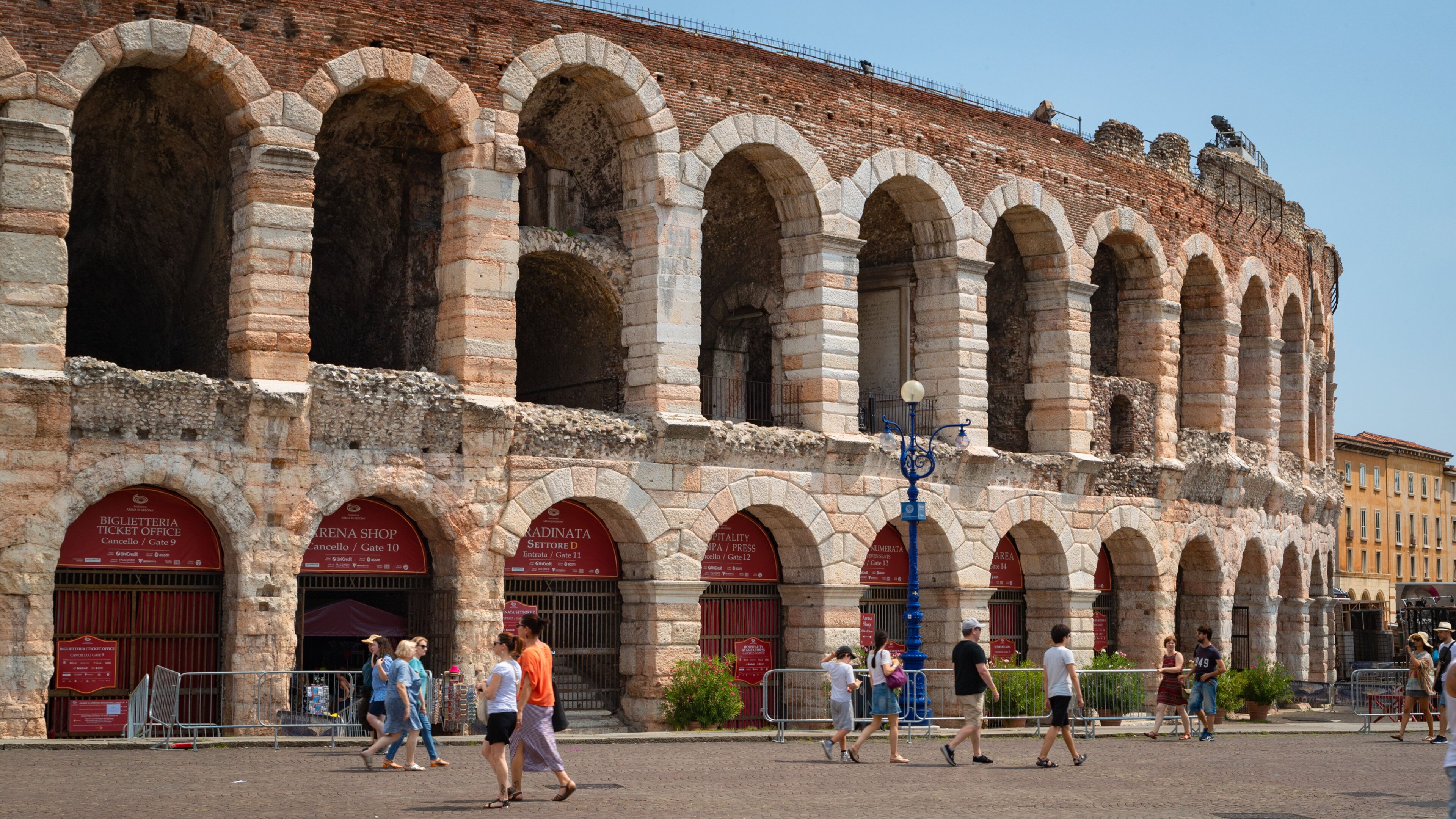 Roman Theater showing heritage architecture