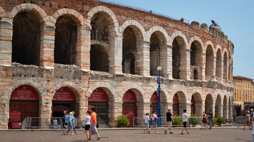 Roman Theater showing heritage architecture