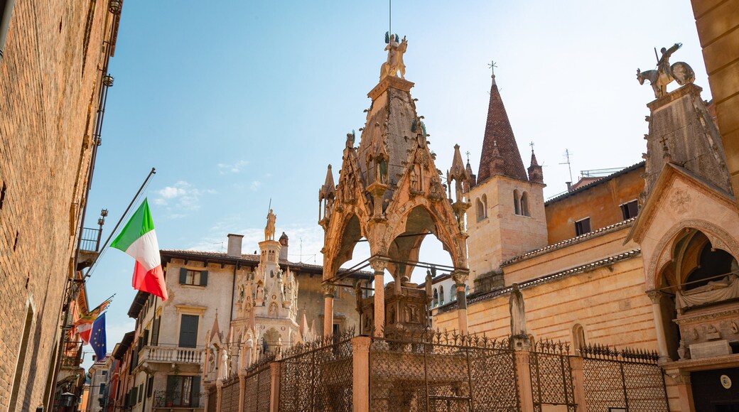 Scaliger Tombs which includes heritage elements