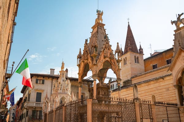 Scaliger Tombs which includes heritage elements