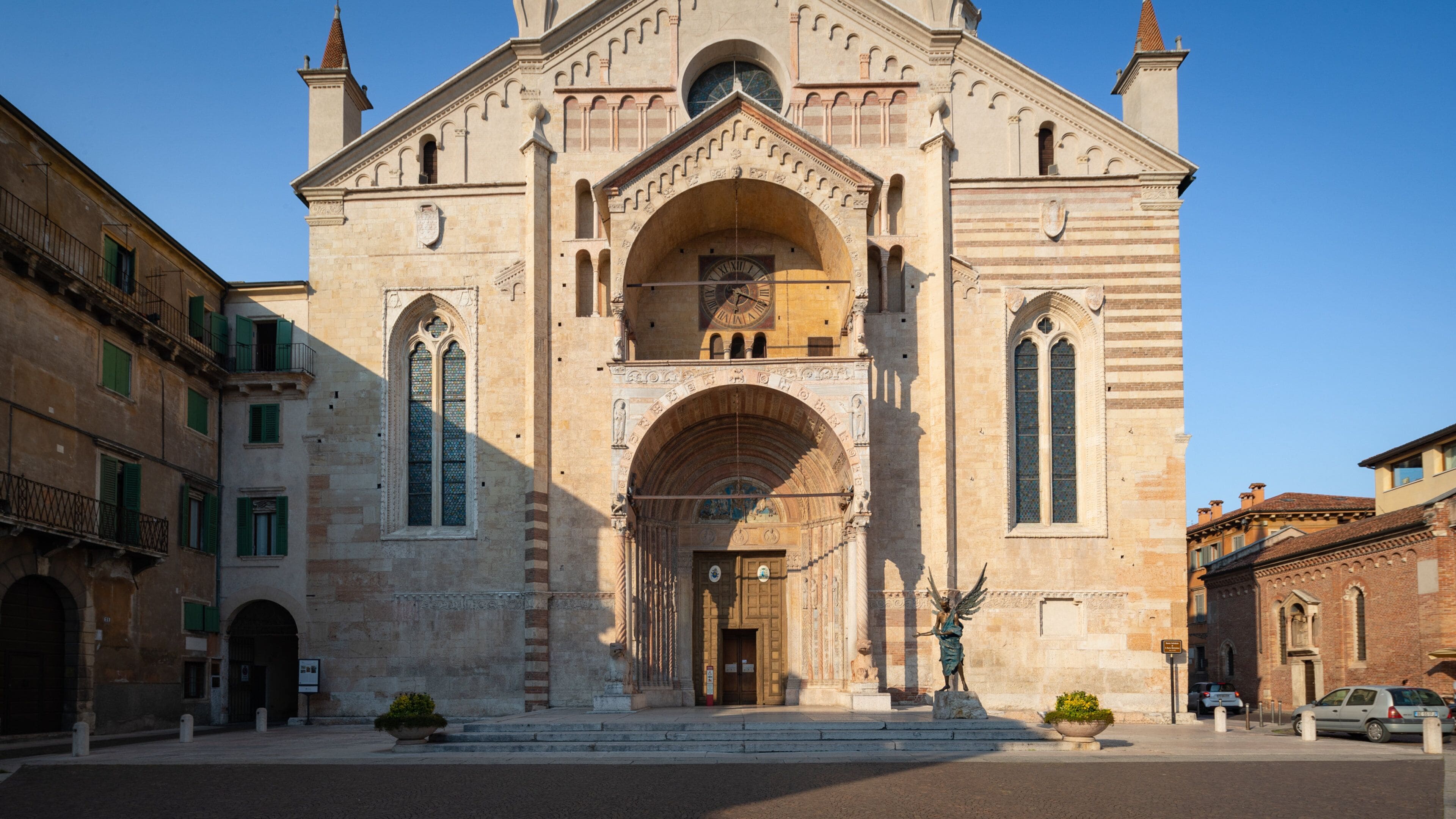 Verona Cathedral featuring a church or cathedral and heritage architecture