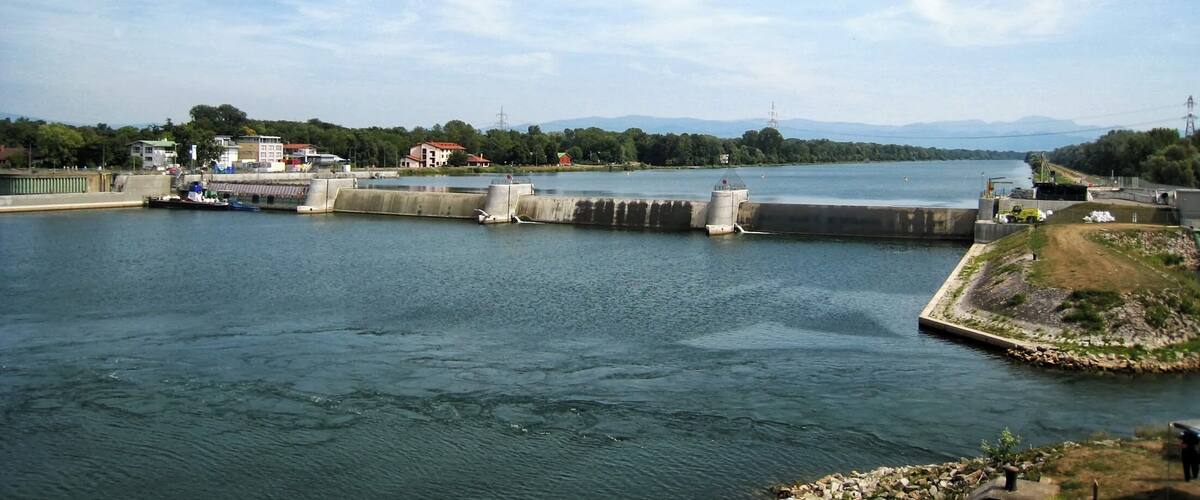 Rhine near Breisach, Germany