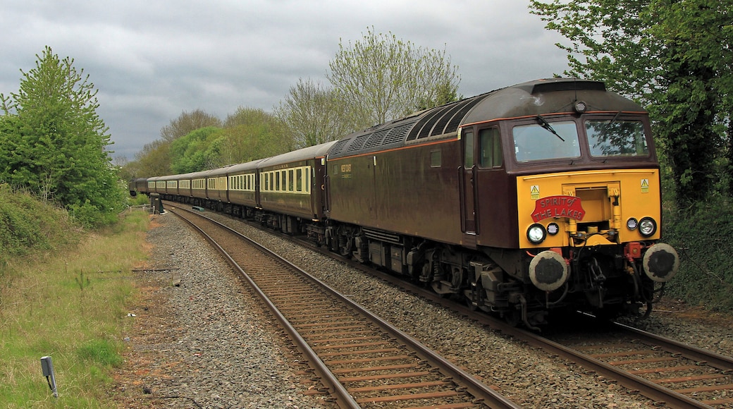 Class 57 57316 West Coast railways Henley in Arden 06-05-2017