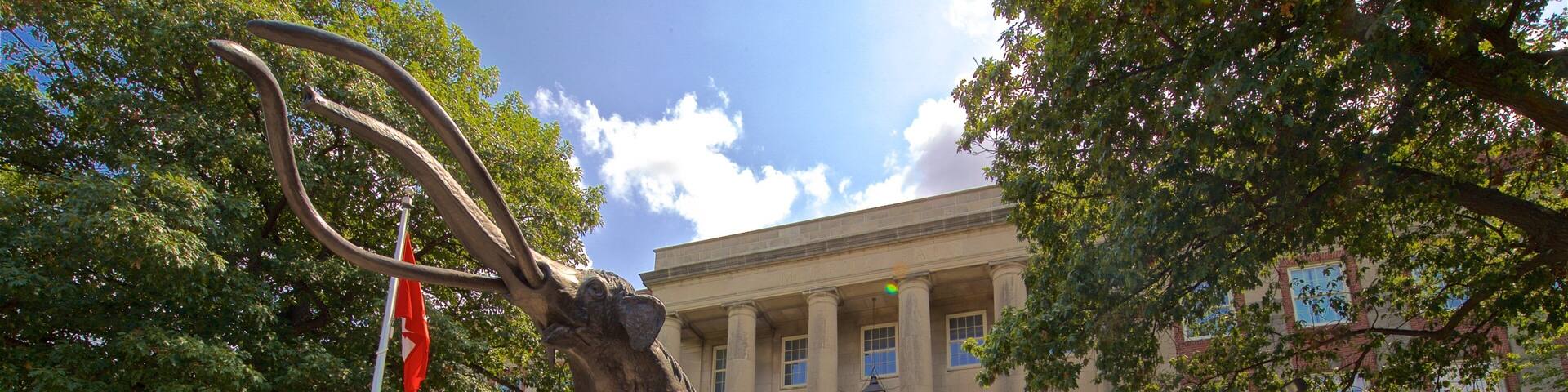 University of Nebraska State Museum showing a statue or sculpture