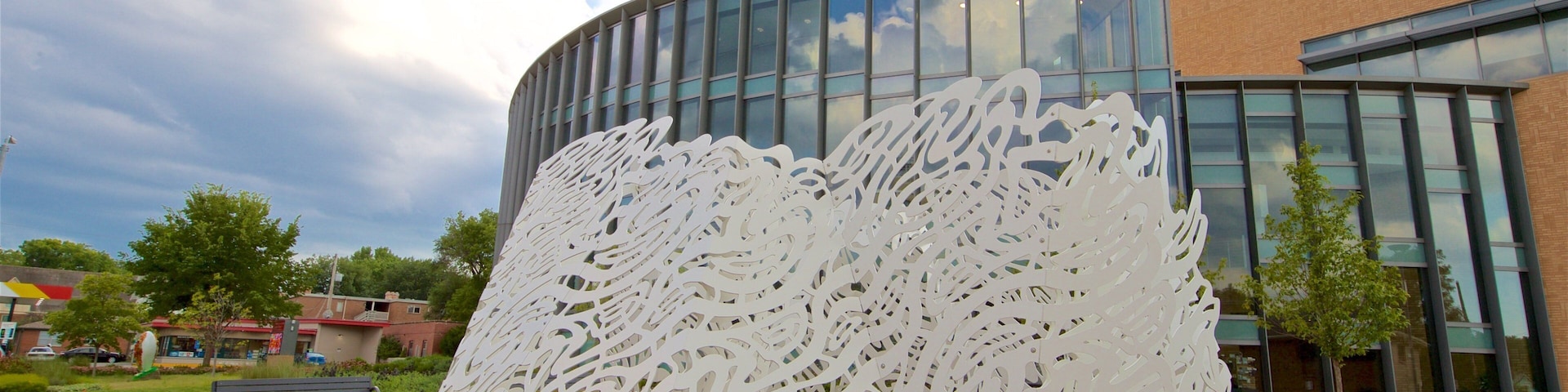 International Quilt Study Center das einen Outdoor-Kunst