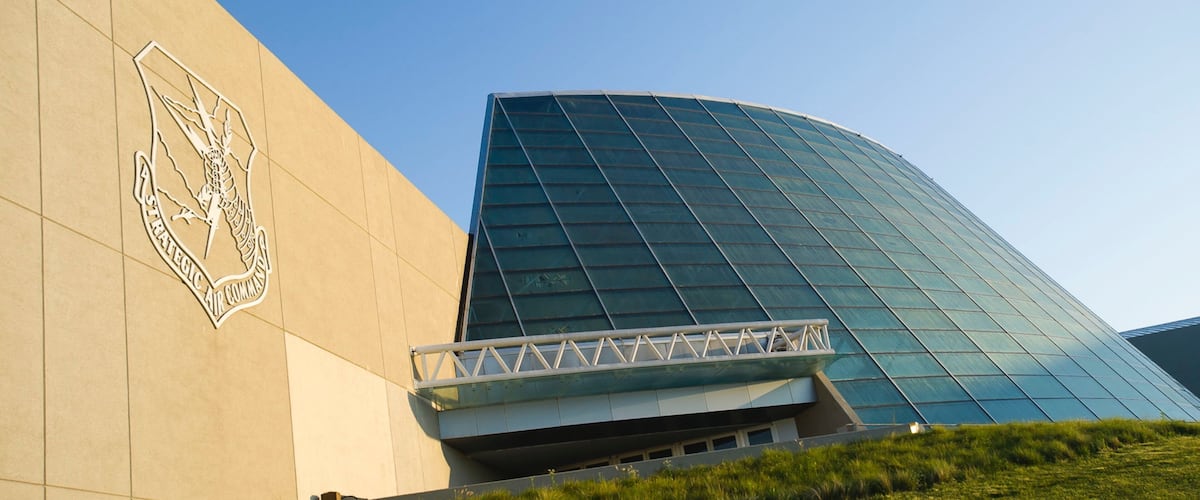Strategic Air and Space Museum showing modern architecture