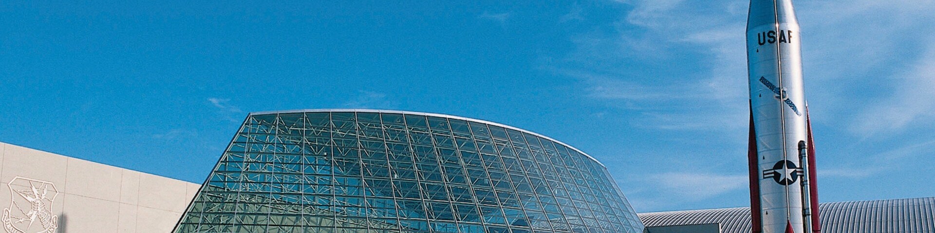Strategic Air Command and Aerospace Museum which includes modern architecture