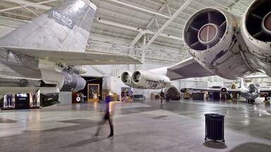 Strategic Air Command and Aerospace Museum showing interior views and aircraft