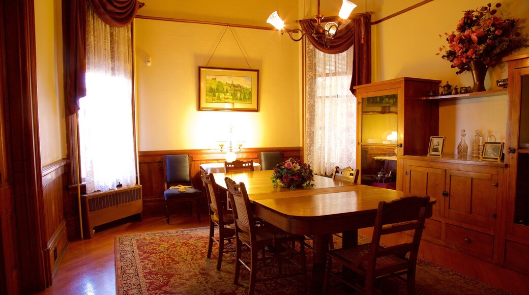 Shelton-McMurphey-Johnson House showing a house, interior views and heritage elements