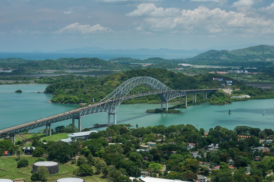 Bridge of the Americas, Panama Canal,