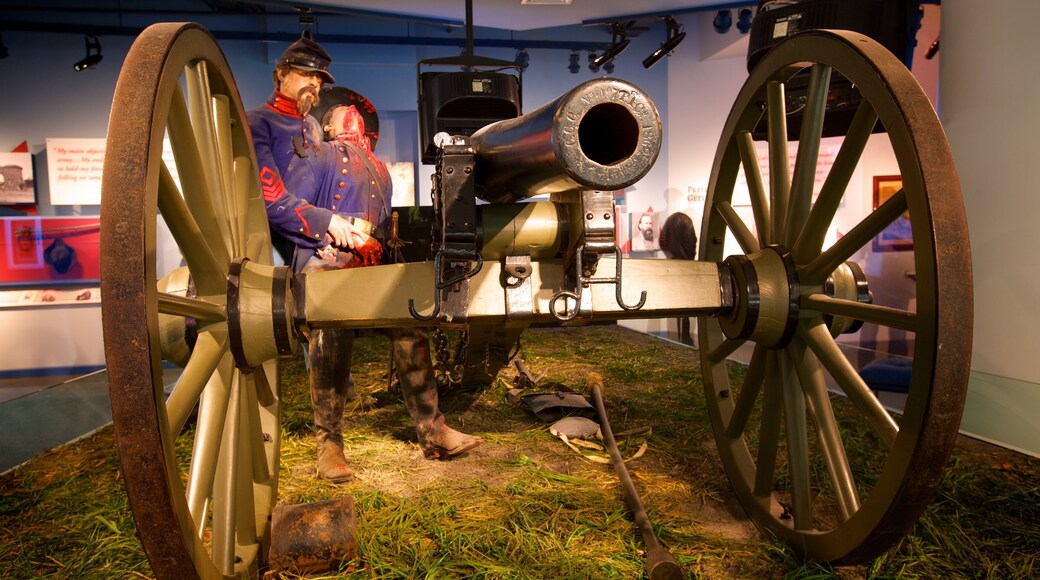 National Civil War Museum which includes military items and interior views