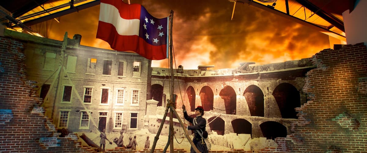 National Civil War Museum showing military items