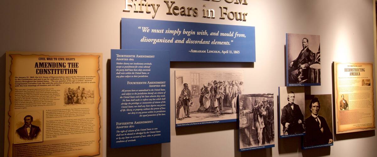 National Civil War Museum das einen Innenansichten