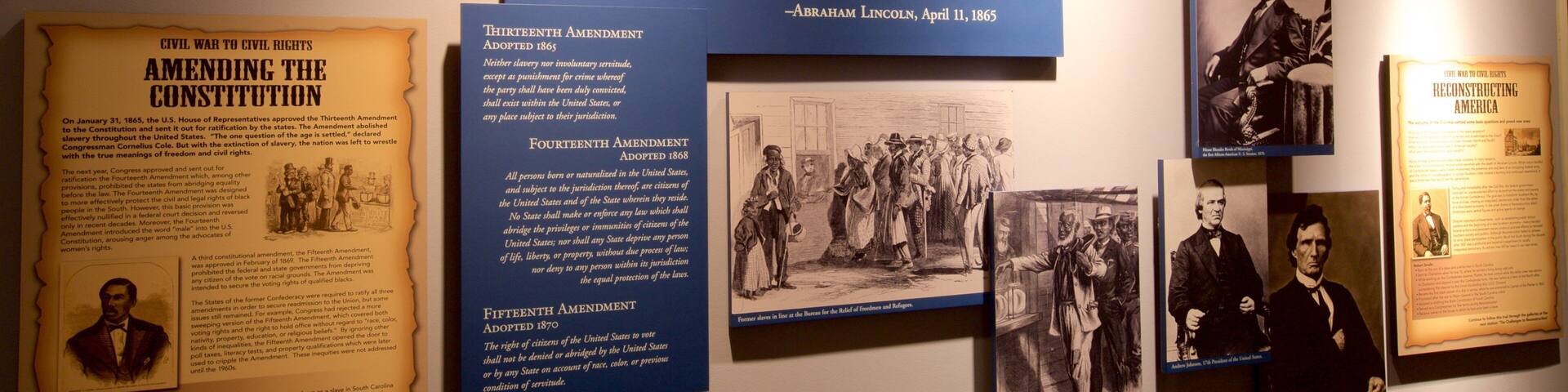 National Civil War Museum showing interior views