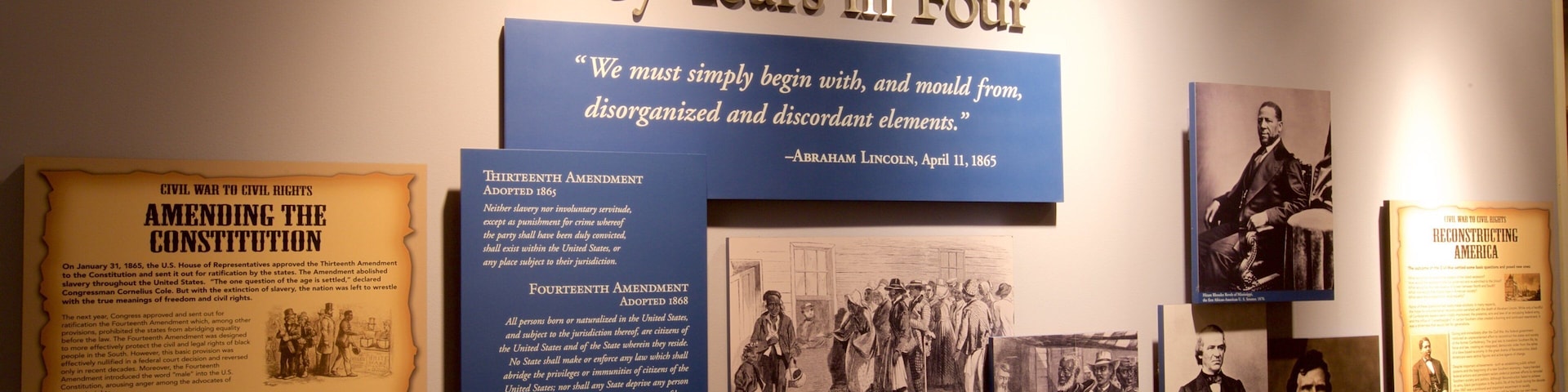 National Civil War Museum showing interior views