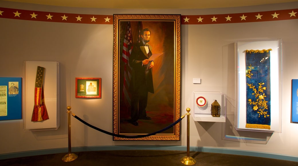 National Civil War Museum fasiliteter samt innendørs