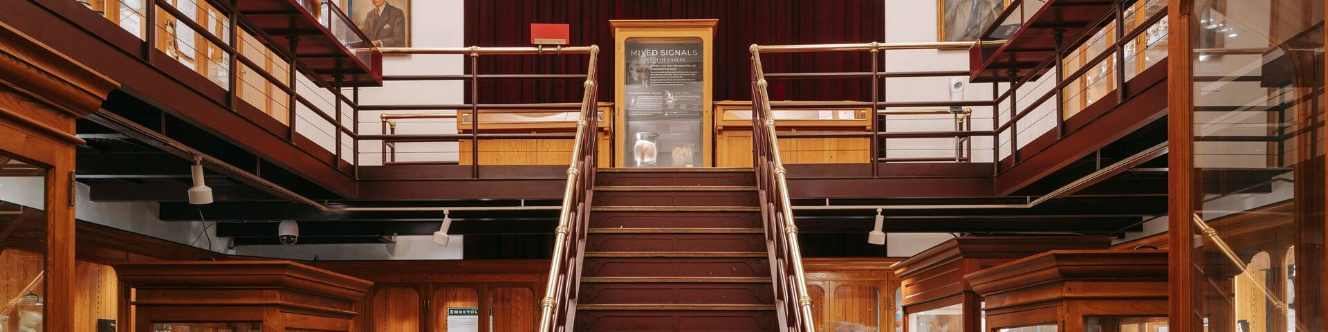 The Mütter Museum featuring interior views