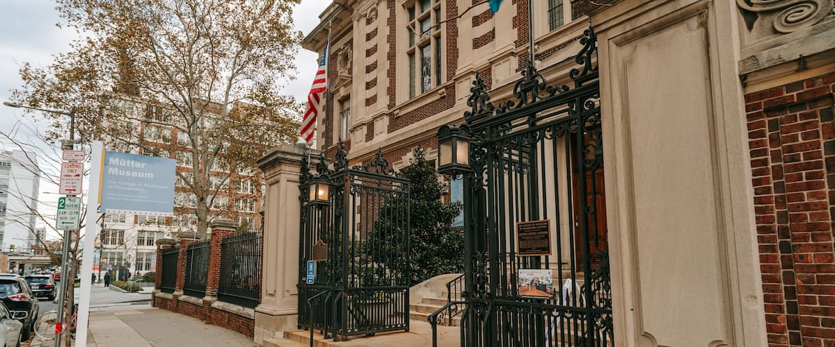 The MĂŒtter Museum which includes heritage architecture