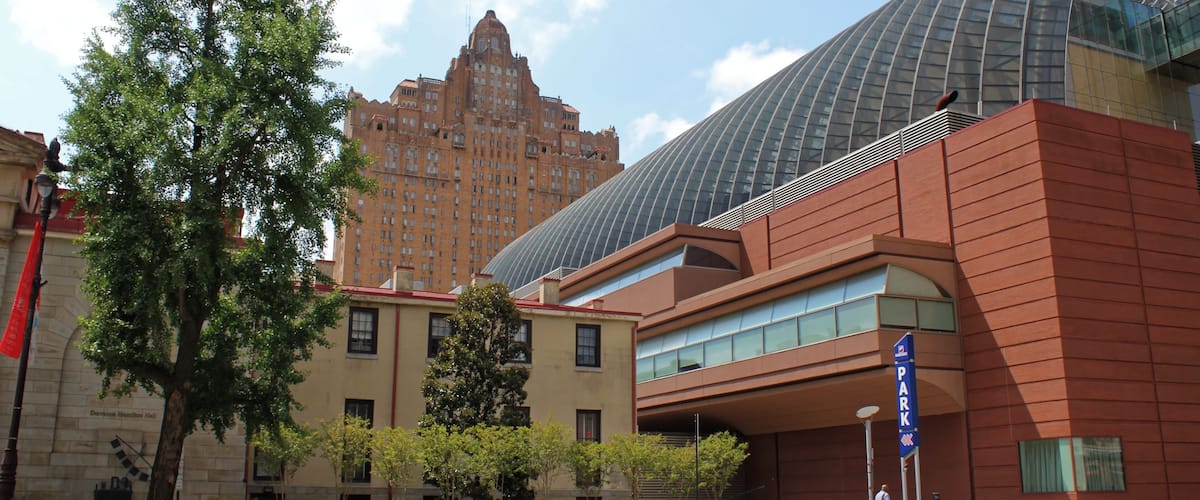 Philadelphia, USA - July 20, 2014: The Kimmel Center, for the Performing Arts is home to The Philadelphia Orchestra, The Philly Pops, Philadanco, The Chamber Orchestra of Philadelphia