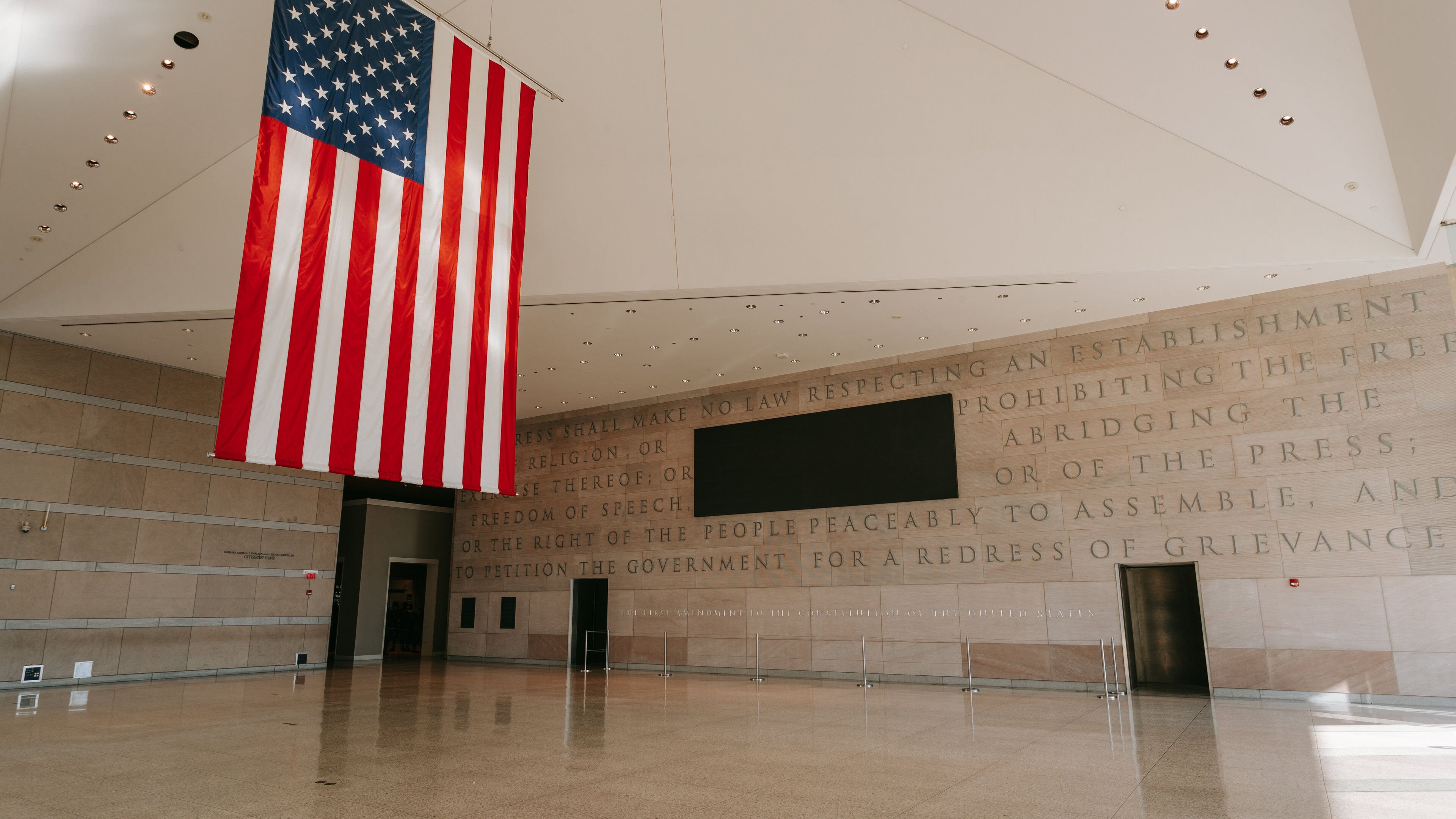National Constitution Center which includes an administrative buidling, interior views and heritage elements