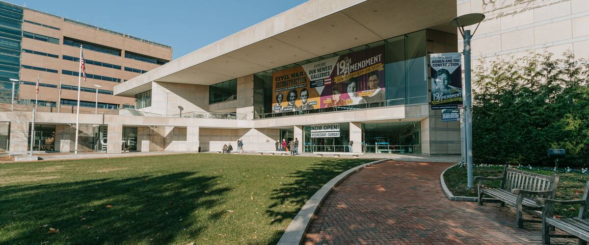 National Constitution Center featuring signage
